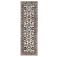 thumbnail image 2 of Superior Lille Traditional Floral Indoor Runner Rug, Brown-Salmon, 2' 7" x 10', 2 of 7