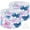 Color-2, variant on Lamp Shades Set of 2 Easy Assembly patchwork flowers butterflies Drum Lampshades for Table Lamps Floor Lamps Pendant Light 13"x13"x10" Replacement Lamp Shade