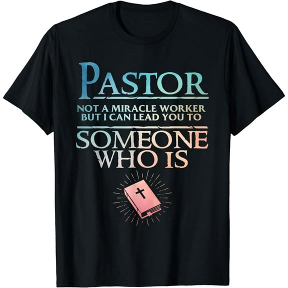 Pastor Appreciation Art For Men Women Minister Clergy Bible T-Shirt