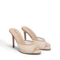 thumbnail image 3 of DREAM PAIRS Mule Heels for Women High Heels Stiletto Open Round Peep Toe Mules Sandals Slip on Dress Shoes Sexy Heeled for Party Dressy Prom Wedding, 3 of 8