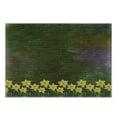 thumbnail image 3 of Daffodil Cutting Board, Bunch of Potted Daffodils Under Calligraphy Lettering Featured Flower of Spring, Decorative Tempered Glass Cutting and Serving Board, Small Size, Brown Yellow, by Ambesonne, 3 of 5