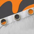 thumbnail image 4 of Homewish Orange Camouflage Blackout Curtains,Classic Abstract Geometric Curtains Pack of 2 (42x84 Each), 4 of 6