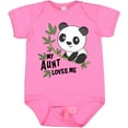 thumbnail image 3 of Inktastic My Aunt Loves Me Cute Panda Boys or Girls Baby Bodysuit, 3 of 5
