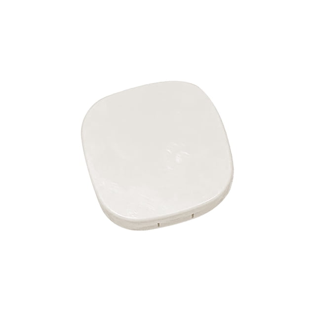 Boîte de Rangement Portable en Plastique Blanc pour Lentilles de Contact, Support Compact pour Usage Quotidien en Voyage