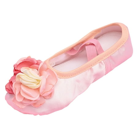 

Toddler Shoes Ballet Shoes for Girls Canvas Dance Flats Practice Slippers Split Soft Leather Flat Sole Yoga Gymnastics Shoes (Toddler/Little/Big Kid) Girls Shoes(Color:Pink Size:10.5-11 Years)