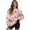 Horse Floral Print Pink, variant on SCRAWLGOD Cornflower Butterfly Violet Beige Crewneck Fall Sweatshirts for Women Trendy Women's Long Sleeve Pullover Tops with Pockets Fashion for Daily Wear, Office, S
