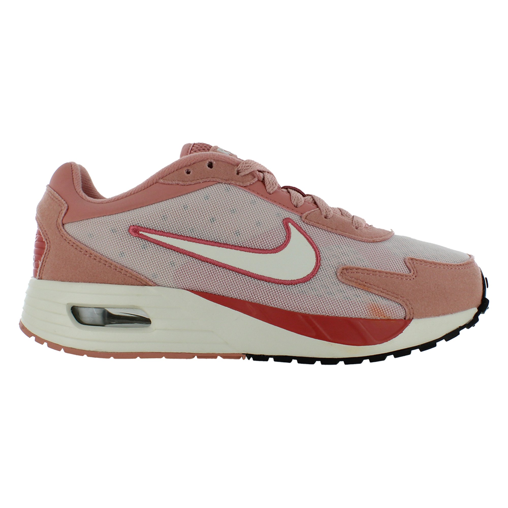 Nike Air Max Solo Womens Shoes Size 9.5, Color: Red Stardust/Sail/Adobe/Black