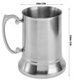 thumbnail image 2 of Beer Mug,Double Layer Design Good Heat Insulation Exquisite Beautiful Coffee Cup Cocktail Cup Flame Cup Mug for Restaurants Bars Hotels[450ml], 2 of 9