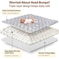 thumbnail image 3 of Beavtaens Baby Play Mat for Floor, Fits 50x50 Playpen, Non-Slip, Soft for Infants, 0-4 Years, Gray, 3 of 9