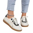 thumbnail image 2 of Willtoo Women's Retro Fashion Sneakers Casual Low Top Cow Faux Suede Walking Shoes, 2 of 5