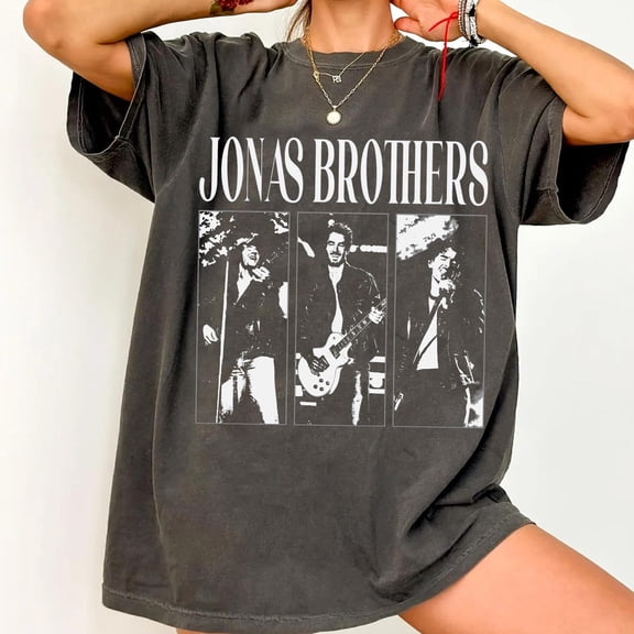 Jonas Brothers Vintage Graphic Shirt, Retro Band Concert Tee, Jonas Brothers Fan T-Shirt