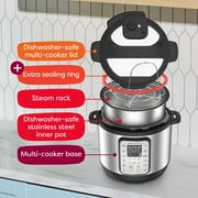 Instant Pot 6Qt Duo Plus 9-in-1 Multicooker, Pressure Cooker, Slow Cook, Rice Maker, Steamer, Sauté, Yogurt, Warmer & Sterilizer, Stainless Steel, 6 Quarts