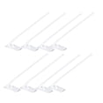 thumbnail image 4 of TEHAUX 8Pcs Portable White PP Car Flag Poles for Durable and Smooth Surface, 4 of 8