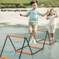 thumbnail image 4 of mmirethe Agility Football Foldable Equipment Agility Ladder Potential With Fitness Delight For Football Footwork Balance black+orange 6 grids, 4 of 6