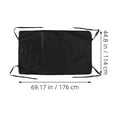 thumbnail image 2 of TABLZONE Waterproof Black Oxford Cloth Auto Rear Trunk Sun Shade for Small Rvs with Easy Installation, 2 of 8