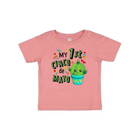 

Inktastic My First Cinco de Mayo- cute cactus Gift Baby Boy or Baby Girl T-Shirt