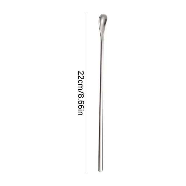 Cuillères à Café pour Bar à Café, Cuillères à Café pour Bar à Café, Cuillère en Acier Inoxydable pour Bar à Long Manche Cuillère à Mélanger Cuillère à Café Cuillère à Cocktail Cuillère à Long Manche