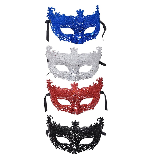 Accesorios de Fiesta Brillantes para Máscaras de Carnaval Estilo R