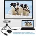 thumbnail image 3 of To VGA Cable Converter, Full-Size HD Resolution   To VGA Adapter Cable, LCD Monitors For Monitors Old Projectors TVS And Monitors, 3 of 8
