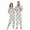 W735, variant on joogoo Christmas Deer Snowflakes Unisex Adults Onesies Pajamas Jumpsuits L