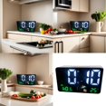 thumbnail image 2 of Zeiwohndc Digital Alarm Clock with Mood Temperature Readout Responsive Touch Panel Gift, 2 of 8