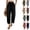 #02 Black, variant on Cotton Linen Cropped Pants Women Casual Drawstring Waist Wide Leg Lounge Pants Boho Loose Gauze Pull on Capris with Pockets,XL,#02 Black