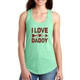 thumbnail image 1 of I Love Daddy Heart And Arrow Racerback Tank Women -Image by Shutterstock, Female Small, 1 of 4