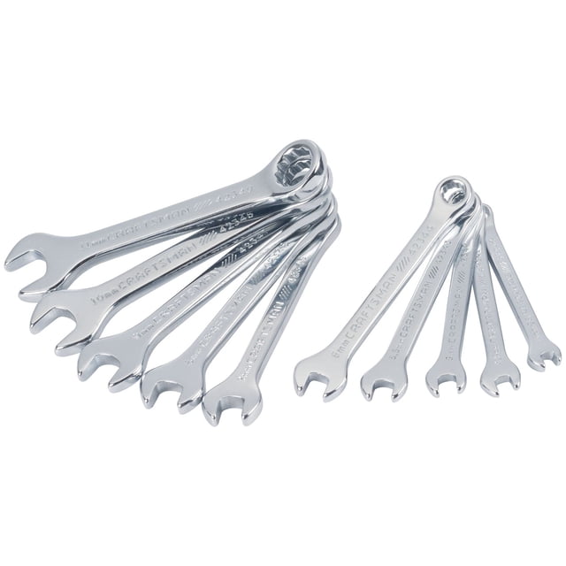 Juego de llaves CRAFTSMAN CMMT42339 MM y SAE, combinación de 10 piezas