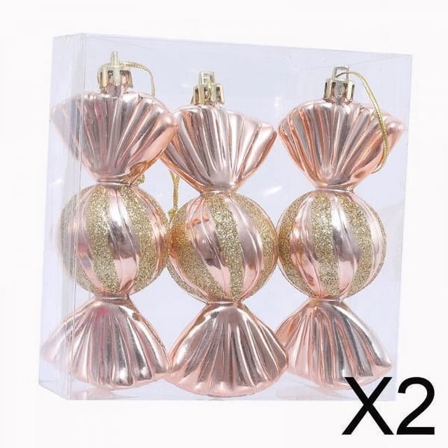 Bolas para colgar árboles,Adornos de dulces navideños 2023 irrompibles,Adornos decorativos para árboles de Navidad para vacaciones,Decoraciones colgantes para árboles de Navidad de