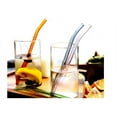 thumbnail image 3 of Pailles en Verre Réutilisables, Pailles en Verre Colorées, Pailles en Verre Courbées Réutilisables avec 2 Brosses de Nettoyage, Pailles Réutilisables pour Smoothies, Milkshakes, Jus (Multicolore, Lot de 12), 3 of 8