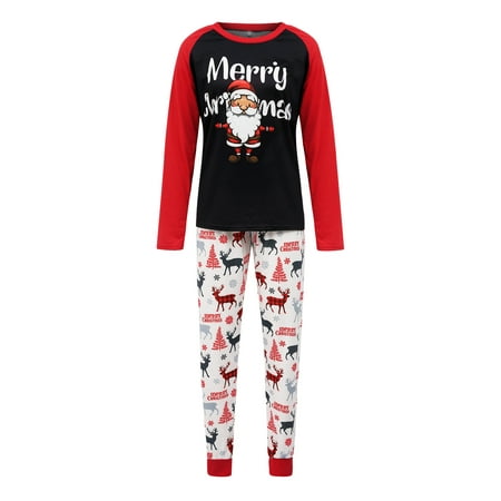 

Liliz Christmas Parent-child Outfit Long Sleeve Outfit Christmas Elk Sleepwear/Jumpsuit Nightwear