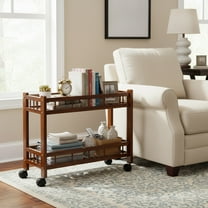 Inerposs Mobile Storage Rack, Portable Bookshelf, Floor Standing Storage Cabinet, Kitchen Organizer, Bedroom Storage Solution, 2-Tier Shelving Unit