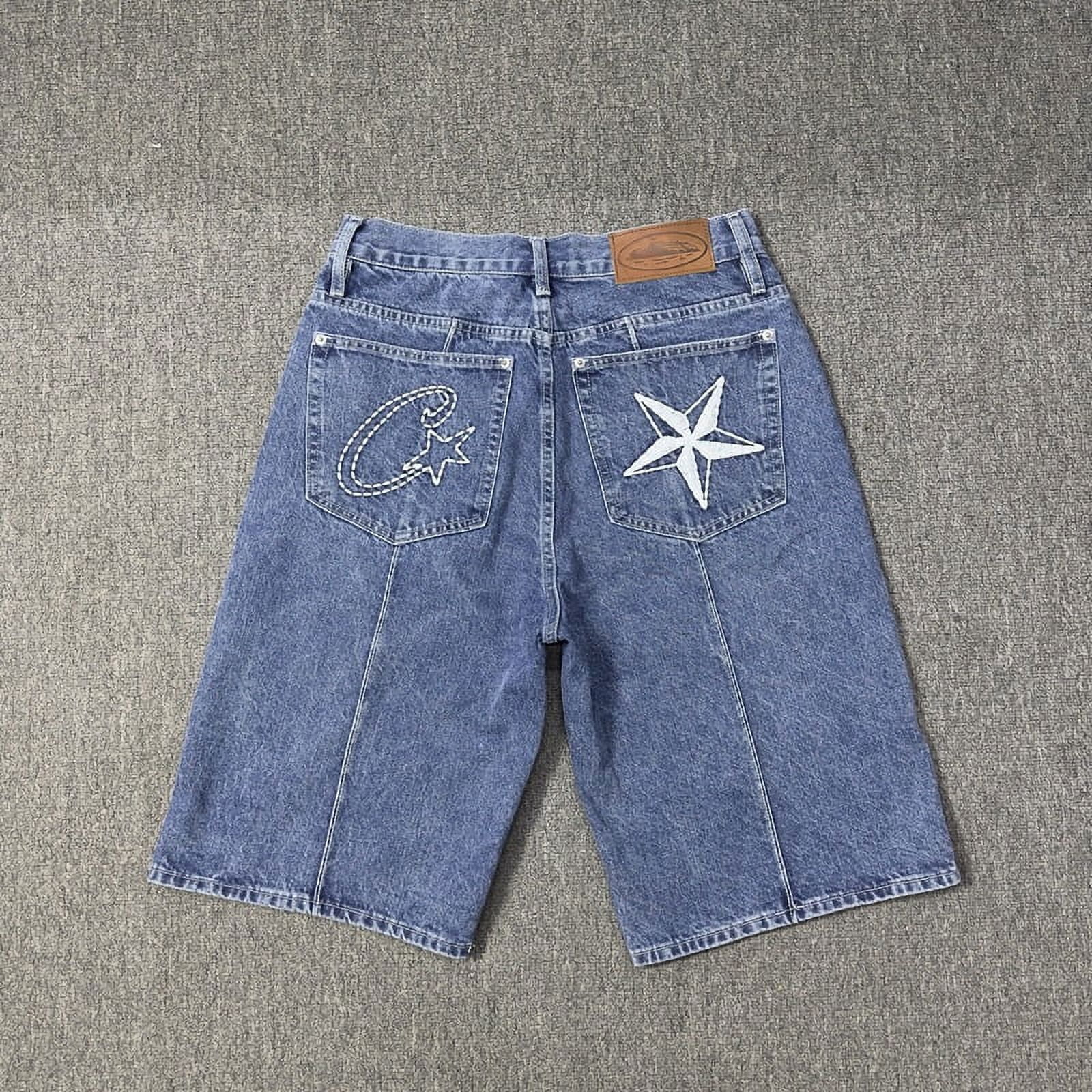 Corteiz Alcatraz jeans new star embroidery American high street 