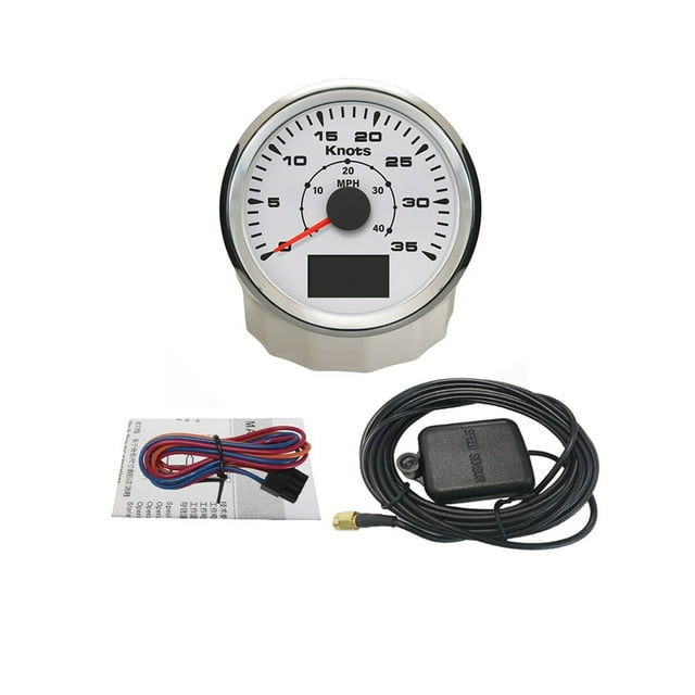 85mm Car Boat GPS Speedometer Velometer 0-35Knots 0-70Knots Odometer With ODO COG TRIP With 8 Color Backlights ,High Precision