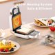 thumbnail image 4 of Newway Mini Sandwich Maker Home Light Breakfast Maker Sandwich Toaster, 4 of 5