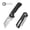 Black, variant on CIVIVI Pulsara Utility Knife Pocket Knife with 2.44" Stonewashed S/S Blade Holder & Plain 6Cr13 Blade Black Aluminum Handle C24041F-1