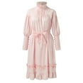 thumbnail image 4 of Robe Japonaise Élégante pour Femmes à Manches Longues, Robe de Cour Anime, Jupe Fluide, Tenue de Fête Formelle, 4 of 5