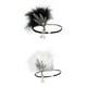 thumbnail image 1 of de cristal de la frente de año 20 con diadema de plumas para mujer de 2 piezas, 1 of 9