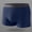 Navy, variant on Men's Boxer Briefs - Polyester, Comfortable, Durable, Moisture-Wicking, Stretchy - Dark Gray, Size L - Easy Care, Elastic Waistband for Everyday Wear