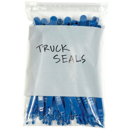 UPC: 0841436096997 | Box Partners Slide-Seal Reclosable 3 Mil White Block Poly Bags 8  x 6  Clear 100/Case PB5240