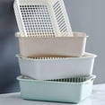 thumbnail image 4 of BinKFF Kitchen Strainer Colander Bowl Sets, 2-in-1 Washing Bowl and Strainer Double-Layer Plastic Fruits Vegetable Washing Basket for Cleaning Washing Mixing, 4 of 4