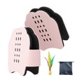 thumbnail image 1 of jinwen Badminton Hand Rackets EVA Badminton Racquets for Festival Outdoor Game Lawn Pink, 1 of 9
