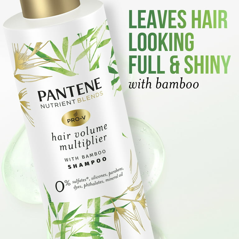 Pantene Sulfate Free Shampoo and Conditioner Set, Volumizing, Color Safe,  9.6 fl oz and 8.0 fl oz 