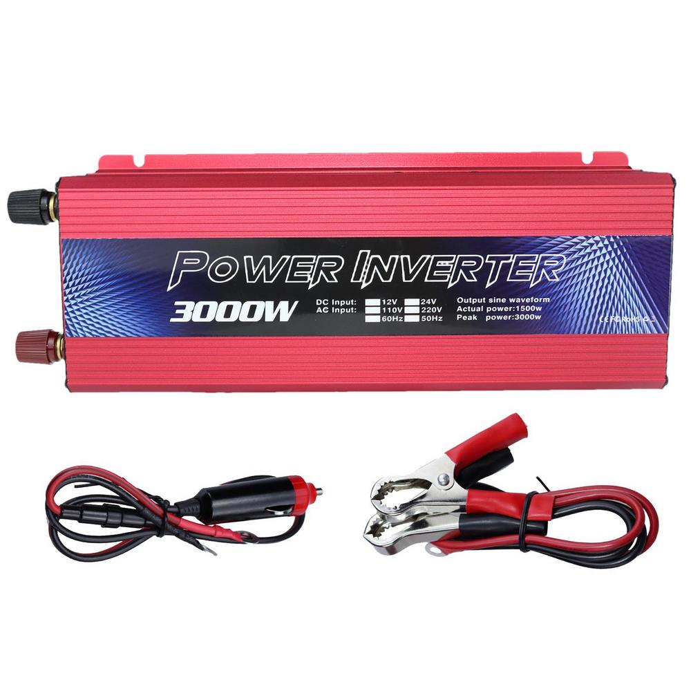 Younar Car Power Inverter 3000Watt Car Plug Adapter Universal Vehicle Converters for Outlet for