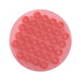 thumbnail image 2 of Cojín de masaje para pies y bañera con cepillo limpiador de espalda y ventosas. Rosa, 2 of 9