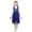Blue, variant on Aislor Girls Chiffon Sequins Ballet Dance Gymnastics Lyrical Dress Irregular Leotard Skirt Lavender 3XL