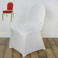 thumbnail image 3 of Efavormart 20 PCS Ivory Stretchy Spandex Fitted Banquet Chair Cover Dinning Event Slipcover For Wedding Party Banquet Catering, 3 of 3