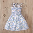 thumbnail image 2 of Toddler Baby Girl Dresses Casual Sleeveless Straps Cute Floral Sundress Summer Clothes Outfits 12 Months 5 Years Toddler Girls Clothes, 2 of 8