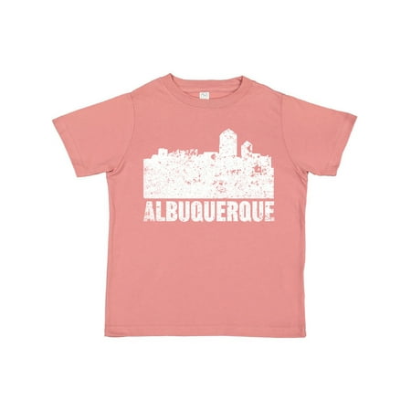

Inktastic Albuquerque Skyline with Grunge Gift Toddler Boy or Toddler Girl T-Shirt