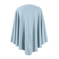 thumbnail image 3 of Lumtrix Shawl Wraps For Women Elegant 2026 Spring Fall Knitted Shawls And Wrap Cape Shoulder Top Sweater Shawl Scarf Light Blue One Size, 3 of 3
